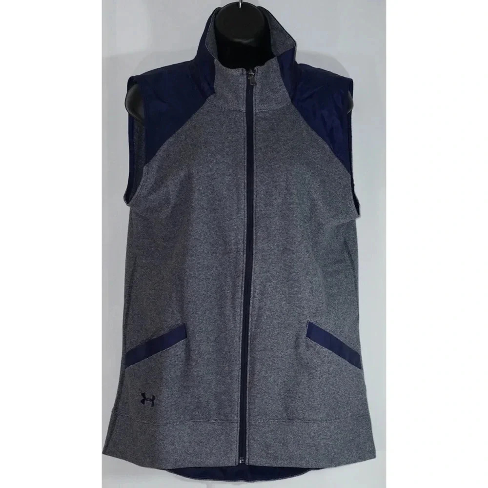 Under Armour UA Women's Fleece Zip-Up Vest Size S - Picture 3 of 7